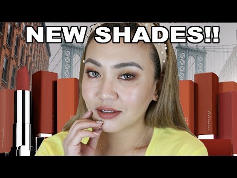 NEW MAYBELLINE CREAMY MATTES! CITY HEAT: THE BRICKS COLLECTION