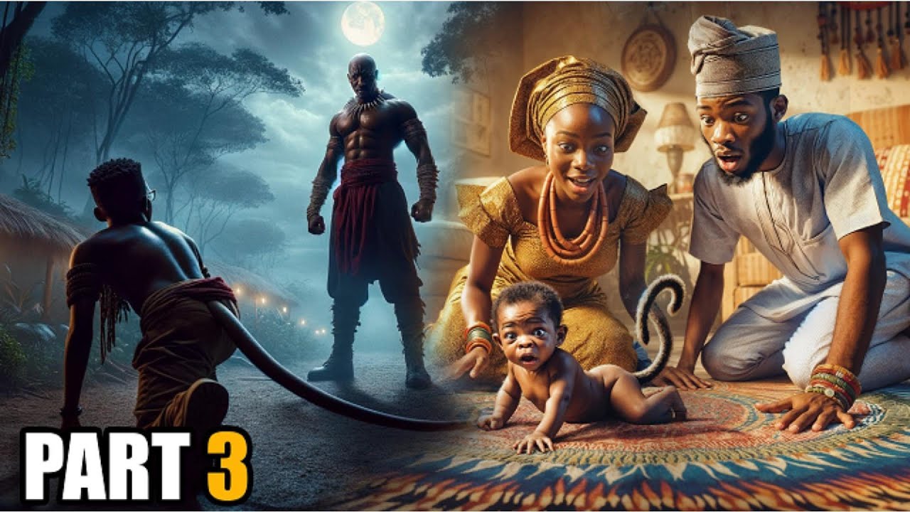 Part 3 Udo village hated Kelechi... born With A Tail | An African Story #africanfolktales #baf4tales