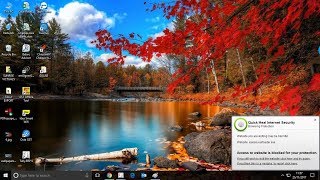 How to disable quick heal antivirus notification / popup boxes | turn off notification