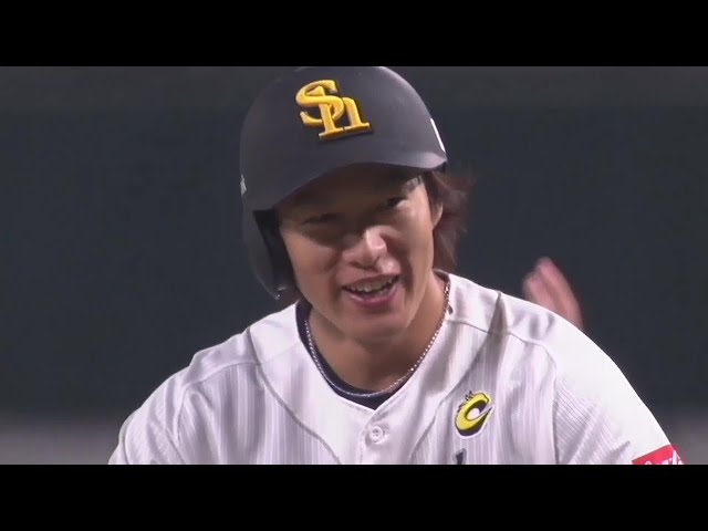 【5回裏】主砲の一打で勝ち越し!! ホークス・柳田悠岐 センター前タイムリーヒット!! 2022年3月26日 福岡ソフトバンクホークス 対 北海道日本ハムファイターズ