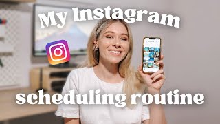How I Schedule My Instagram Posts so I don't Burn Out