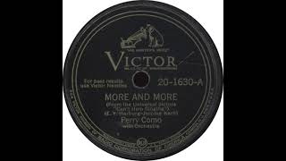 Victor 20-1630-A - More And More – Perry Como