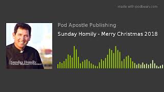 Sunday Homily - Merry Christmas 2018