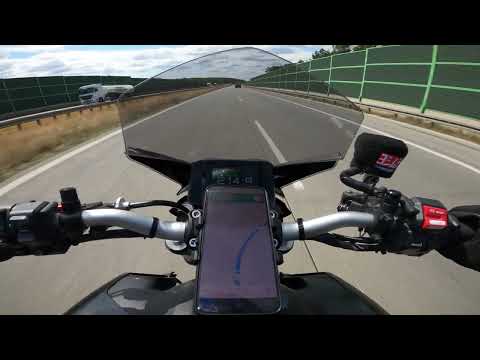 Yamaha MT-09 PUIG Windscreen TEST #shorts