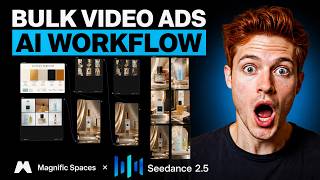 How to Create Product Video Ads in Bulk! (Seedance 2.5 + Magnific Spac
