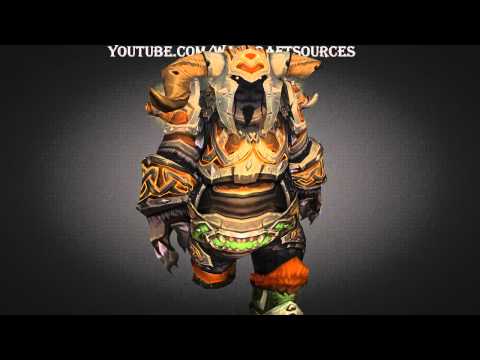Pandaren Warrior Tier 10 armor set - T10 - Sanctified Ymirjar Lord's Plate / Battlegear