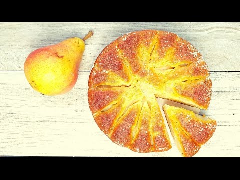 Torta morbida di pere e yogurt greco senza grassi