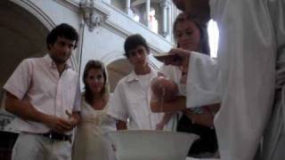 Bautismo de Blas José Padilla - Agua