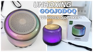 GOOJODOQ RGB Bluetooth Speaker AB4051 with TWS Stereo (Unboxing, Testing & Review) ❤︎ | Emmy Lou