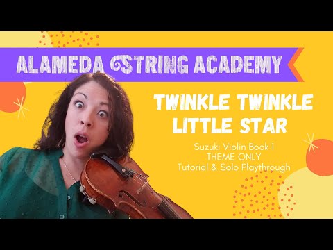 Twinkle Twinkle Little Star Theme - Solo Playthrough (Beginning Violin Tutorial)