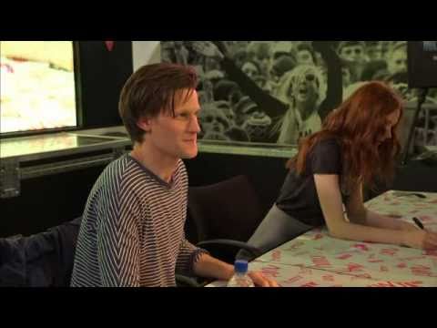 Doctor Who Matt Smith and Karen Gillan signing @ hmv Oxford Street London 2010
