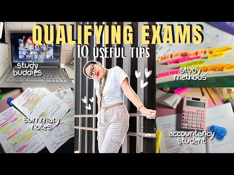 10 Tips on How to *Slay* the Qualifying Exams for BSA students 📚 | (accountancy student)