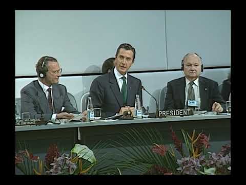 Presidente Fernando Collor na Rio 92 - Dia Mundial do Meio Ambiente