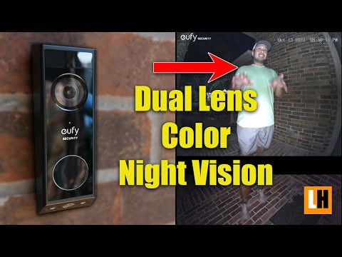 Eufy Video Doorbell E340 - Dual Lens 2K Wireless Doorbell Camera with Color Night Vision