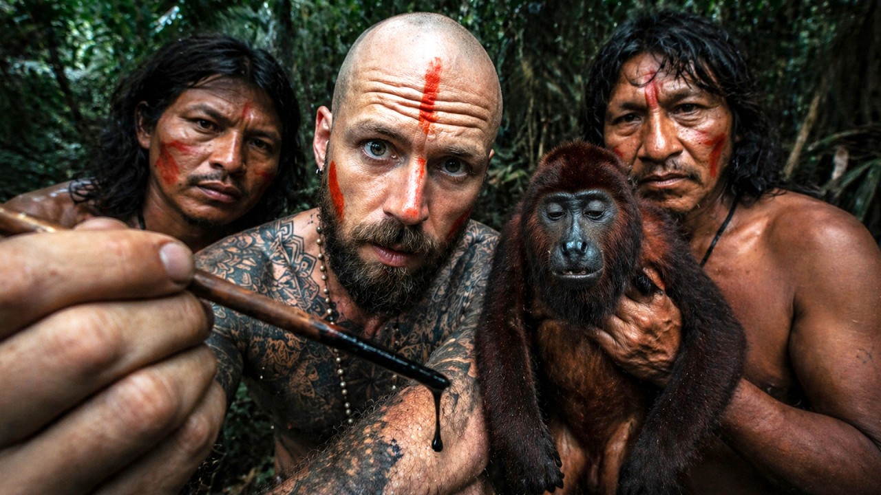 Naked Monkey Hunting in the Amazon