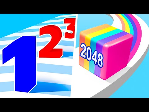 Jelly Run 2048: New Shape vs Crazy Number Run - Max Level Gameplay (Part 3)