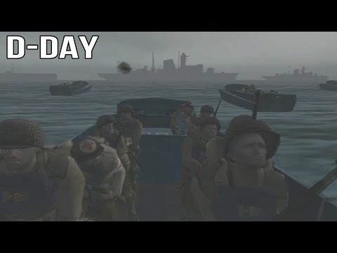 Medal of Honor Frontline - D-Day Mission Gameplay