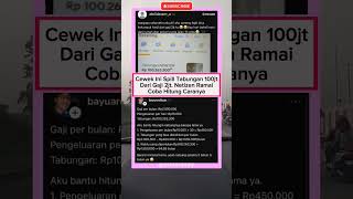 Download lagu Cewek Ini Spill Tabungan 100jt Dari Gaji 2jt #shortvideo #viral mp3