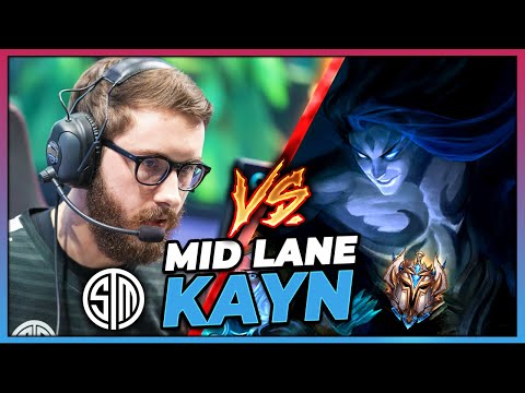MY TEAM FORCED ME TO GO MID LANE AGAINST TSM BJERGSEN (HARDEST PRO MATCH UP YET!)- League of Legends