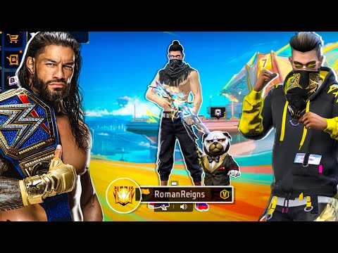 WWE in Free Fire 😱 ROMAN REIGNS & SATVIK vs BodyBuilder Youtuber Full Match