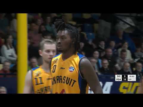 Iskra Svit - BC Prievidza, Jalen Benjamin, full game, yellow 5