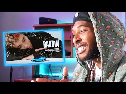 American Reacts to Rakhim - Синий Lamborghini
