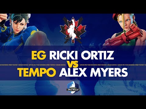 EG Ricki Ortiz (Chun Li) VS Tempo Victrix Alex Myers (Cammy) - Canada Cup 2019 Pools - CPT 2019