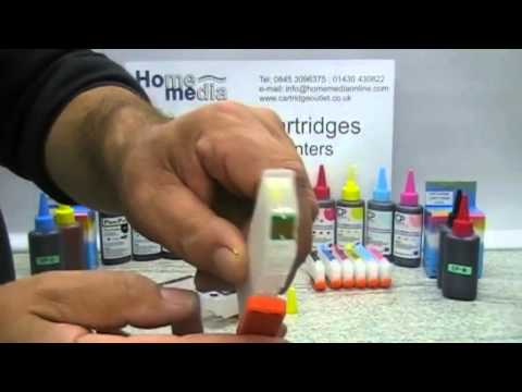 Video thumbnail: How To Use Our Refillable Cartridges For Epson T24 & T26 Cartridges