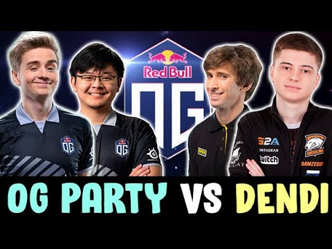 OG party vs DENDI — ALL STARS pub game
