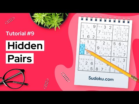 Hidden pairs - a Sudoku technique for beginners