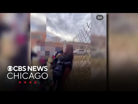 Community outraged after mother and children attacked outside school