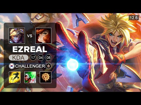 Ezreal vs Miss Fortune ADC - KR Challenger - Season 12 Patch 12.6