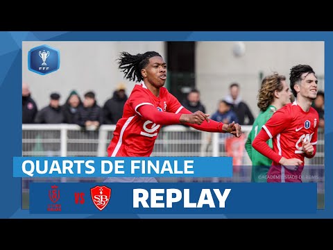 Quarts de finale I Stade de Reims - Stade Brestois en (2-1) en replay I Coupe Gambardella-CA 23-24