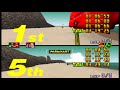 MARIO KART 64 GAME PLAY WARIO VS TOAD MUSHROOM CUP