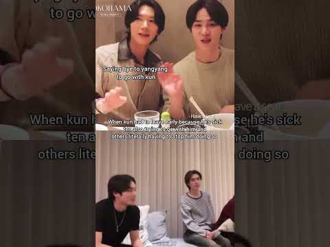 He doesn't want to let kun go 💚 #kunten #wayv