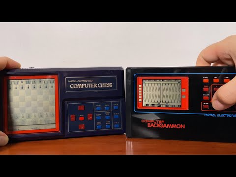 🟡 Mattel Computer Chess &  Backgammon from 1980s -- Gadgetify