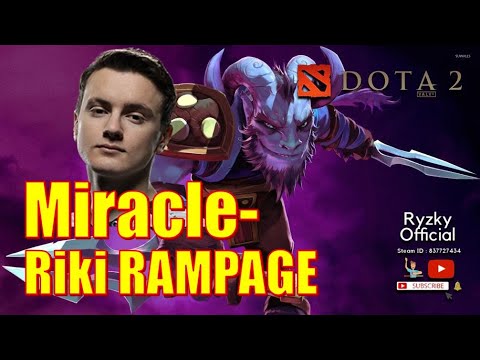 Dota 2 - Miracle Riki aggressive plays