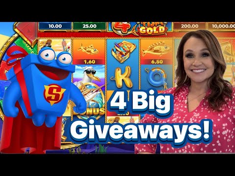 4 Real Prize Giveaways and Fun Live Play! - YouTube