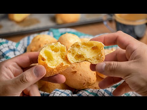 Brazilian Cheese Bread Recipe! (Pao De Queijo)