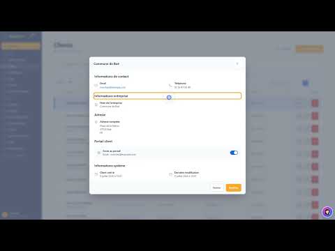 Tutoriel vidéo : Fiche client détaillée — Formation FacturesPro