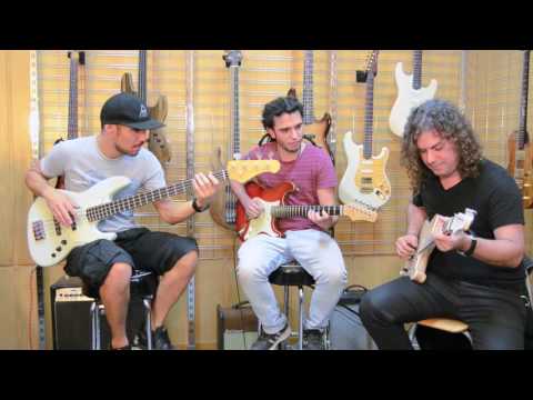 G&B Jam Dayan Abad, Haru Morales, Javier Sobrino (G&B Custom Built / Landmark Guitars) Sep 2016