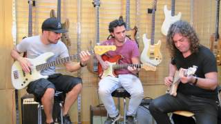 G&B Jam Dayan Abad, Haru Morales, Javier Sobrino (G&B Custom Built / Landmark Guitars) Sep 2016
