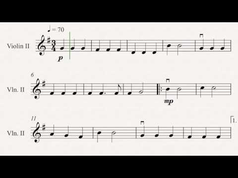 Lulajże Jezuniu Violin 2 G