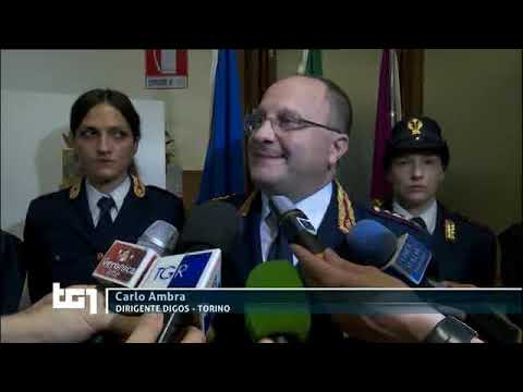 §.148/** TG1+televideo 09/07/2019 blitz DIGOS a Torino, militanti di estrema destra