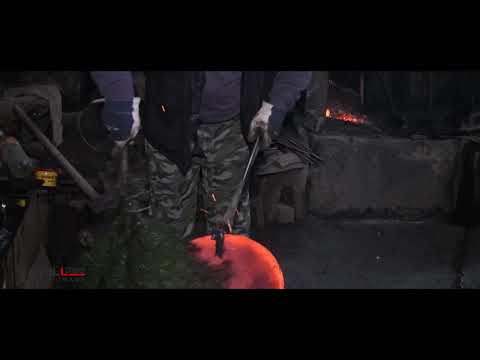 Unsere Schmiede die Pfannen-Woks und Messer herstellt