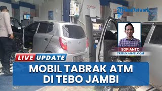 Mobil Muatan Toge dan Tempe Tabrak ATM di Tebo Jambi, Muatan Berhamburan