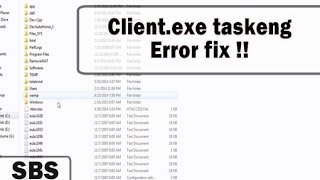 Client.exe taskeng error fix - Remove Rocket tab pop up Error !!