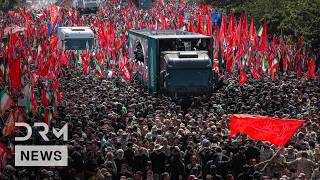 Tehran Flooded With Mourners During Ayatollah Ali Khamenei's Funeral Procession | DRM News | AQ1C