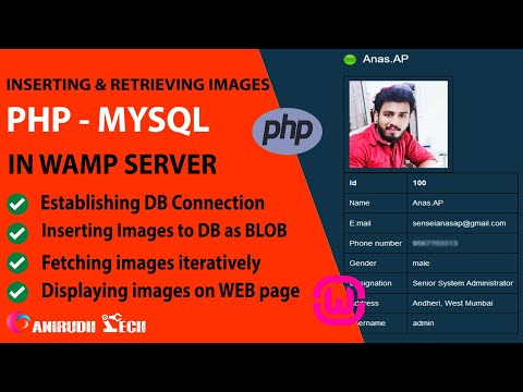Insert and retrieve image from and to Mysql database using PHP on WAMP ...