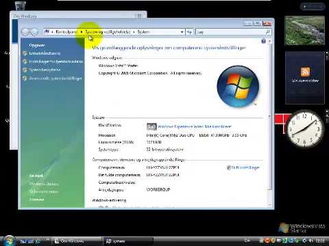 Windows Vista Starter (Danish) In VMWare Player!